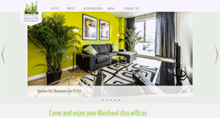 Desktop Screenshot of montrealexecutiveapartments.com